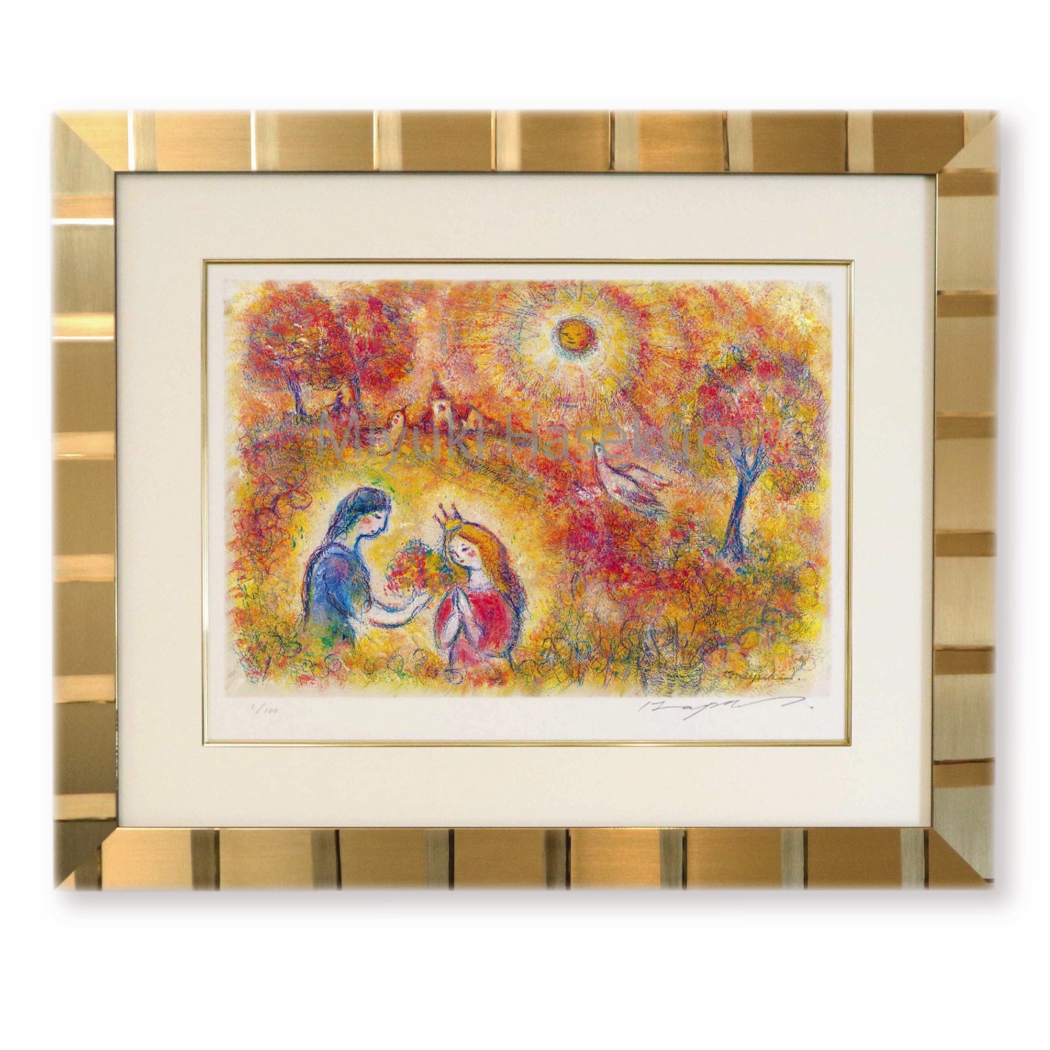 [オリジナル版画] 「愛のしらべ」